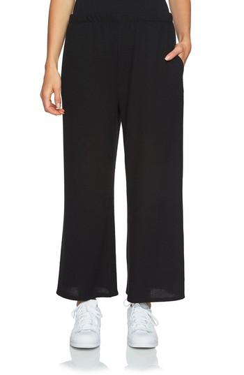 Women's 1.state Brushed Jersey Culottes - Black