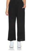 Women's 1.state Brushed Jersey Culottes - Black