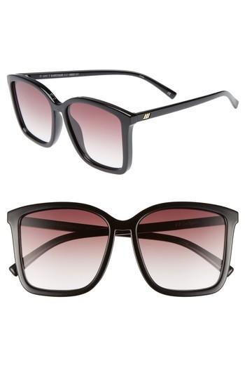Women's Le Specs It Ain't Baroque 55mm Sunglasses - Black