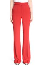 Women's Chloe Cady Flare Suiting Pants Us / 34 Fr - Red