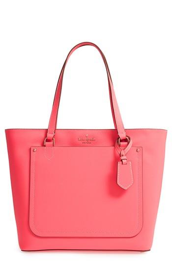 Kate Spade New York Thompson Street - Kimberly Leather Tote - Pink