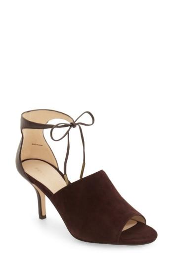 Women's Pelle Moda Ivet Ankle Strap Pump .5 M - Brown