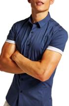 Men's Topman Classic Turn-up Shirt