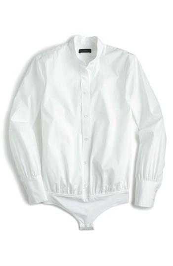 Women's J.crew Stretch Perfect Bodysuit - White