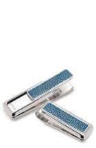 Men's M-clip 'stingray' Money Clip - Blue