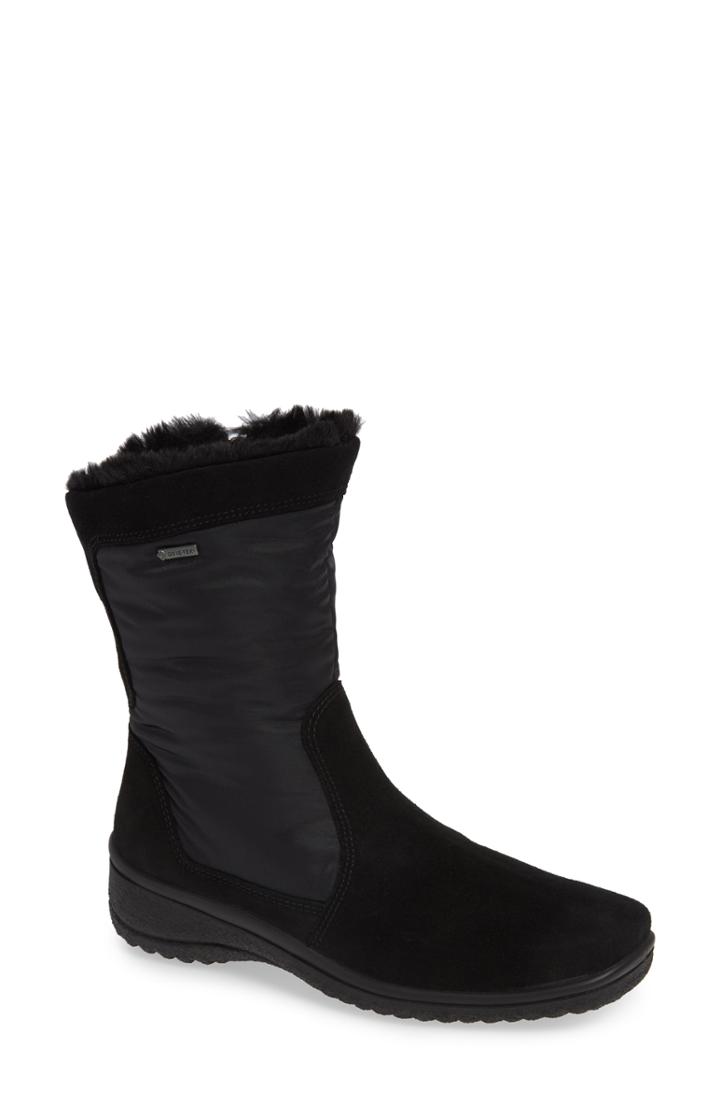 Women's Ara Misty Waterproof Gore-tex Bootie M - Black