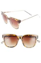 Women's Glance Eyewear 65mm Oversize Square Sunglasses - Tort/ Brown