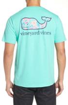 Men's Vineyard Vines Floral Whale Fill Pocket T-shirt - Green