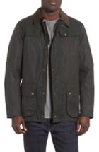 Men's Barbour Wight Waxed Cotton Jacket - Green