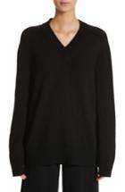 Women's Simon Miller Alpaca Blend V-neck Sweater - Black