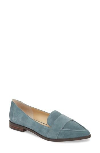 Women's Sole Society Edie Pointy Toe Loafer .5 M - Green
