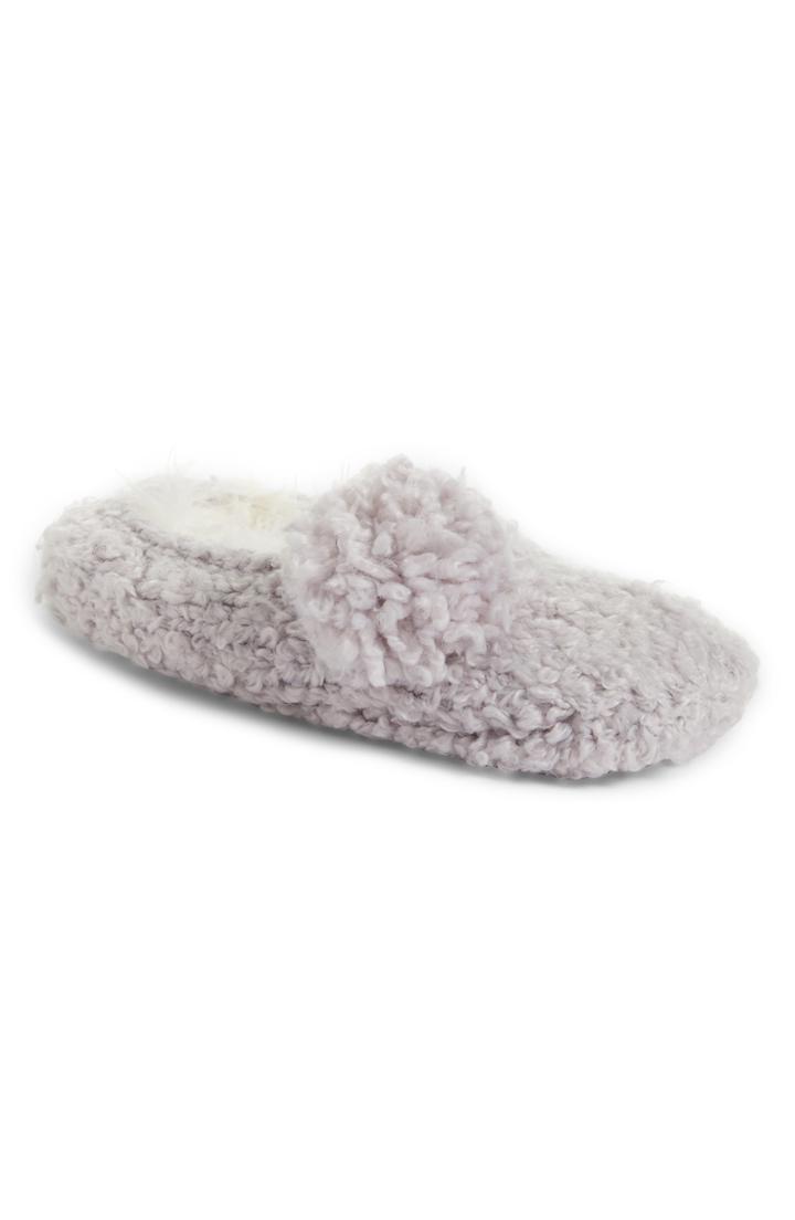 Women's Lemon Faux Fur Lined Boucle Bootie, Size - Purple