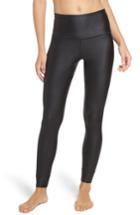 Women's Reebok Metallic High Waist Leggings - Black