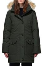 Women's Canada Goose 'trillium' Regular Fit Down Parka With Genuine Coyote Fur Trim, Size (000-00) - Grey
