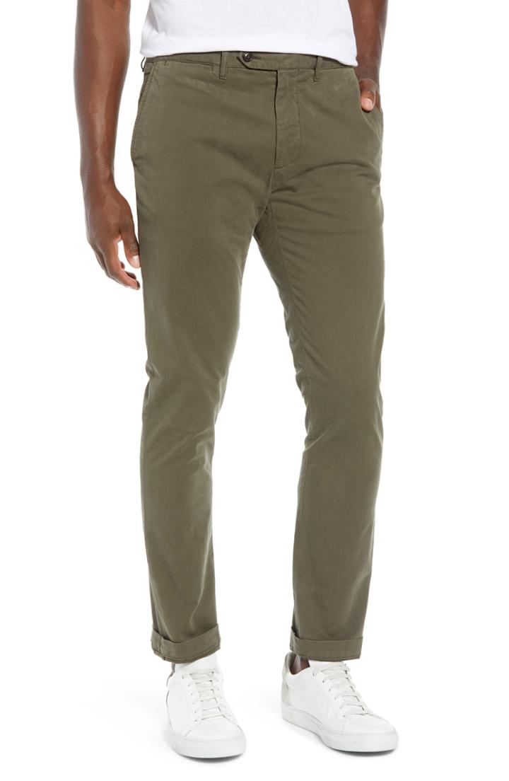 Men's Todd Snyder + Champion Stretch Twill Chino Pants X 32 - Green