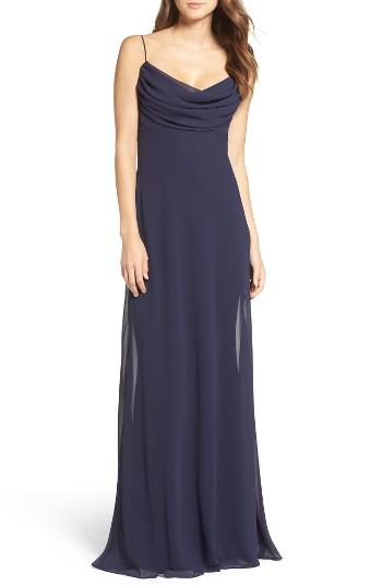Women's Katie May Farrah Chiffon Gown - Blue