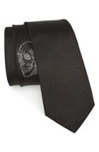 Men's Alexander Mcqueen Hamlet Skull Silk Tie