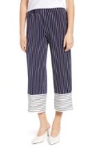 Women's Chaus Marina Stripe Crop Pants - Blue