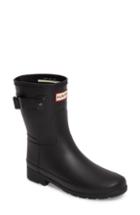 Women's Hunter Original Refined Short Waterproof Rain Boot M - Black