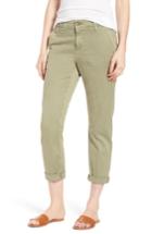 Women's Ag Caden Crop Twill Trousers - Green