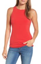 Women's Halogen Double Layer Tank, Size - Red