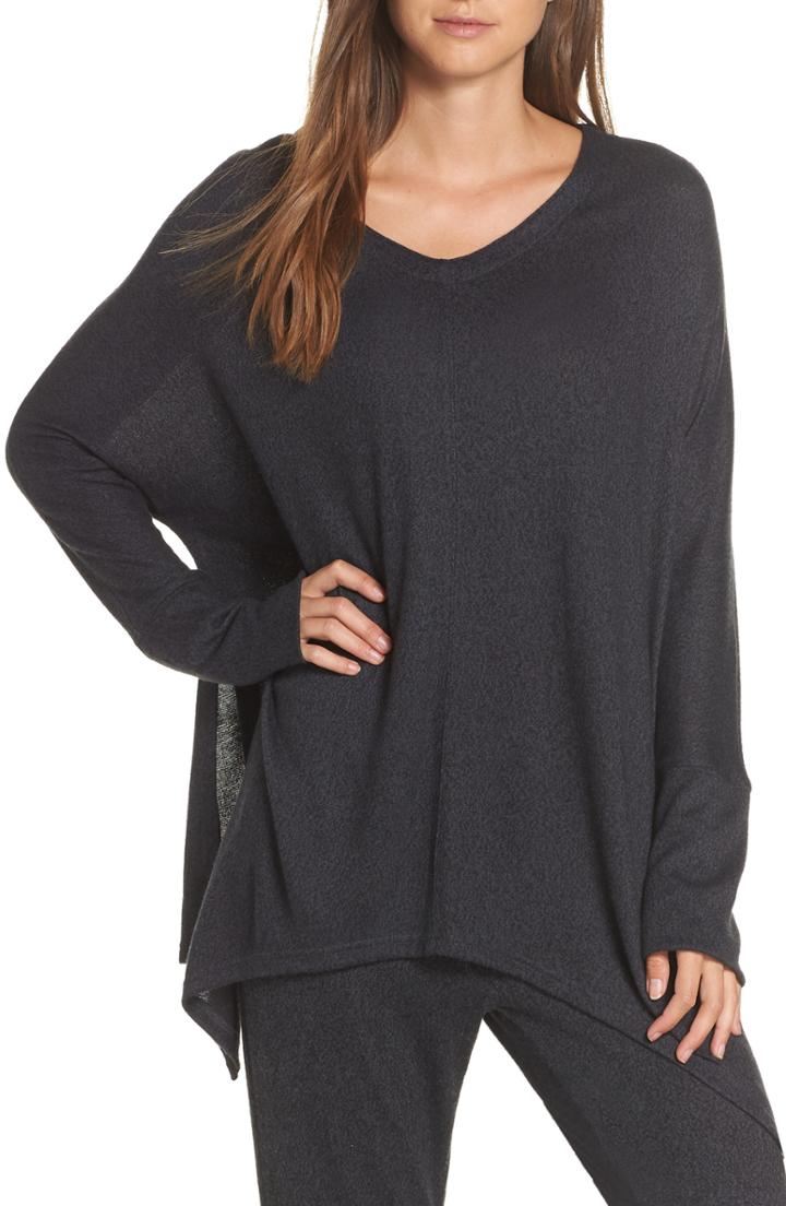 Women's Felina Riley Sweater Knit Lounge Poncho - Grey