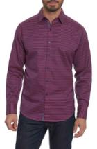 Men's Robert Graham Orwell Classic Fit Print Sport Shirt - Red