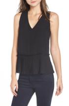 Women's Chelsea28 Pleat Bottom Tank Top, Size - Black