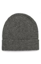 Men's Eleventy Loro Piana Cashmere Knit Cap - Grey