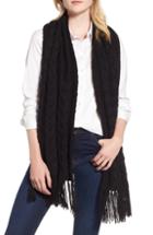Women's Lamini Jay Baby Alpaca Scarf, Size - Black