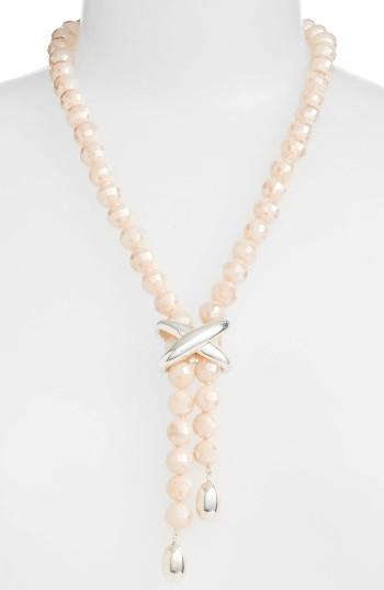Women's Simon Sebbag Faceted Crystal Lariat Necklace