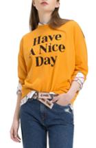 Women's Tommy Jeans Tjw Have A Nice Day Sweatshirt, Size - Orange