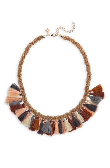 Women's Panacea Braided Tassel Necklace