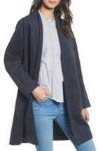 Women's Madewell Stanza Herringbone Coat - Blue