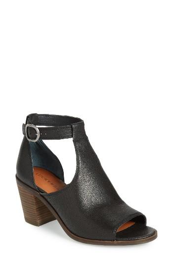 Women's Lucky Brand Kadian Block Heel Sandal M - Black