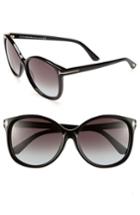 Women's Tom Ford 'alicia' 59mm Sunglasses - Shiny Black