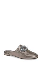 Women's Adrianna Papell Becky Embellished Mule .5 M - Metallic