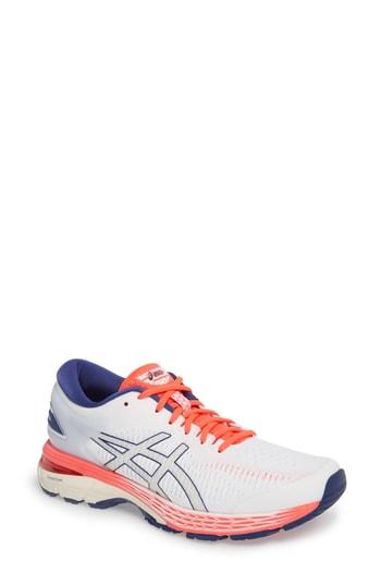Women's Asics Gel-kayano 25 Running Shoe D - White