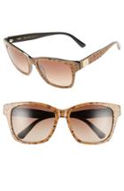 Women's Mcm 'visetos' 59mm Retro Sunglasses - Brown Visetos
