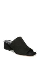 Women's Via Spiga Porter Peep Toe Mule M - Black