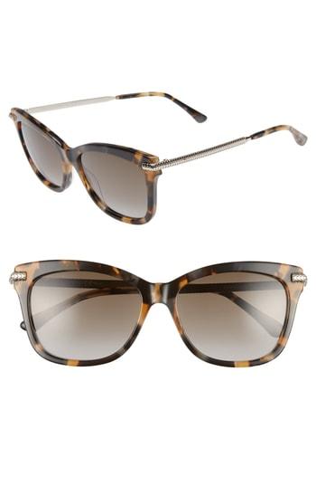 Women's Jimmy Choo Shade 55mm Cat Eye Sunglasses -