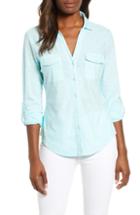 Women's Tommy Bahama Arden Camp Shirt - Blue