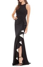 Women's Carmen Marc Valvo Couture Infusion Ruffle Gown