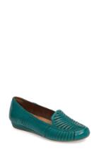Women's Rockport Cobb Hill Galway Loafer .5 M - Green