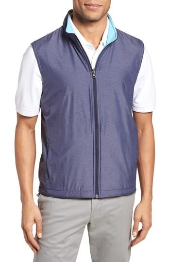 Men's Peter Millar Carthage Reversible Vest - Grey