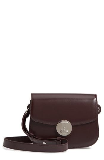 Calvin Klein 205w39nyc Small Round Lock Leather Shoulder Bag - Blue