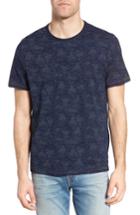 Men's Jeremiah Swell Print Indigo Slub Jersey T-shirt - Blue