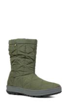 Women's Bogs Mid Snowday Waterproof Waterproof Bootie M - Green