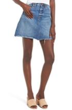 Women's Blanknyc Way Back When Cutoff Denim Skirt - Blue