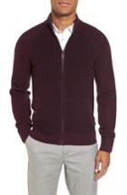 Men's Ted Baker London Modern Slim Fit Raglan Sweater (xl) - Purple